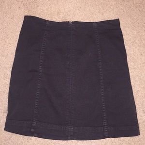Free People black skirt